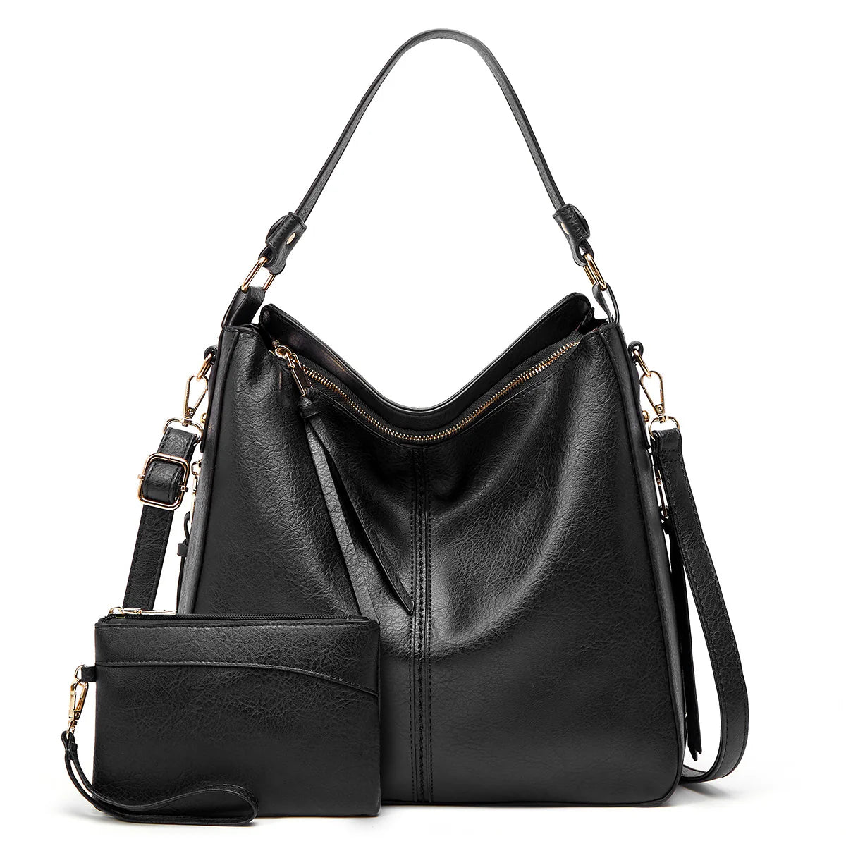 Luxury Hobo Anti-Theft Handbag + FREE Pouch Wallet