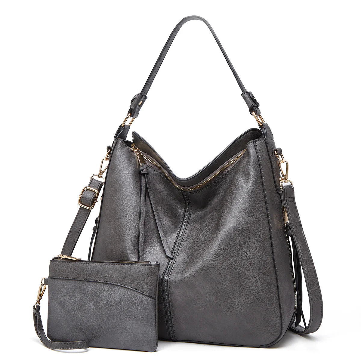 Luxury Hobo Anti-Theft Handbag + FREE Pouch Wallet