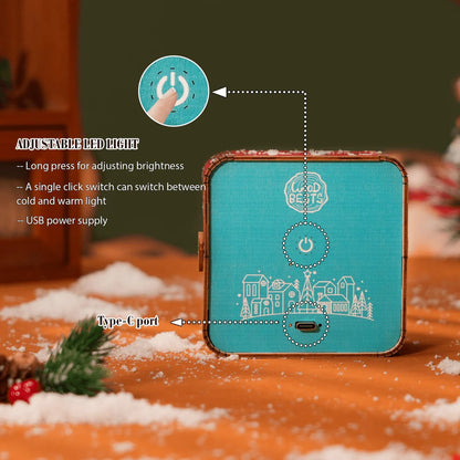 Wonderful Christmas Eve Kit - 3D Wooden Puzzle Night Light