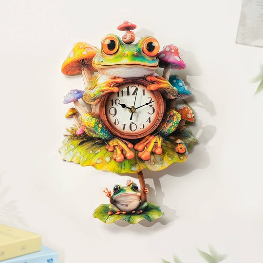 Frog – DIY Wooden Clock, 3D Puzzle Craft Kit