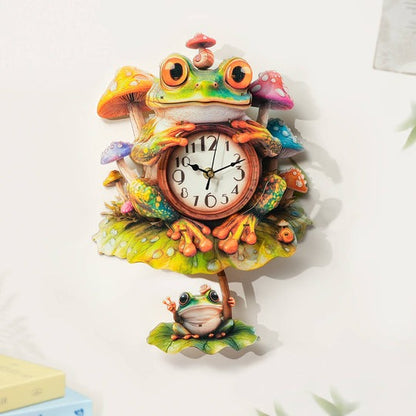 Frog – DIY Wooden Clock, 3D Puzzle Craft Kit