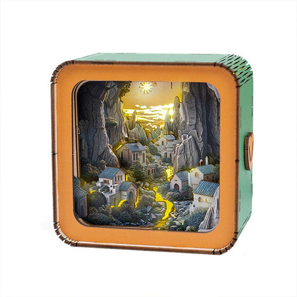 Valley Village Kit - 3D Wooden Puzzle Night Light