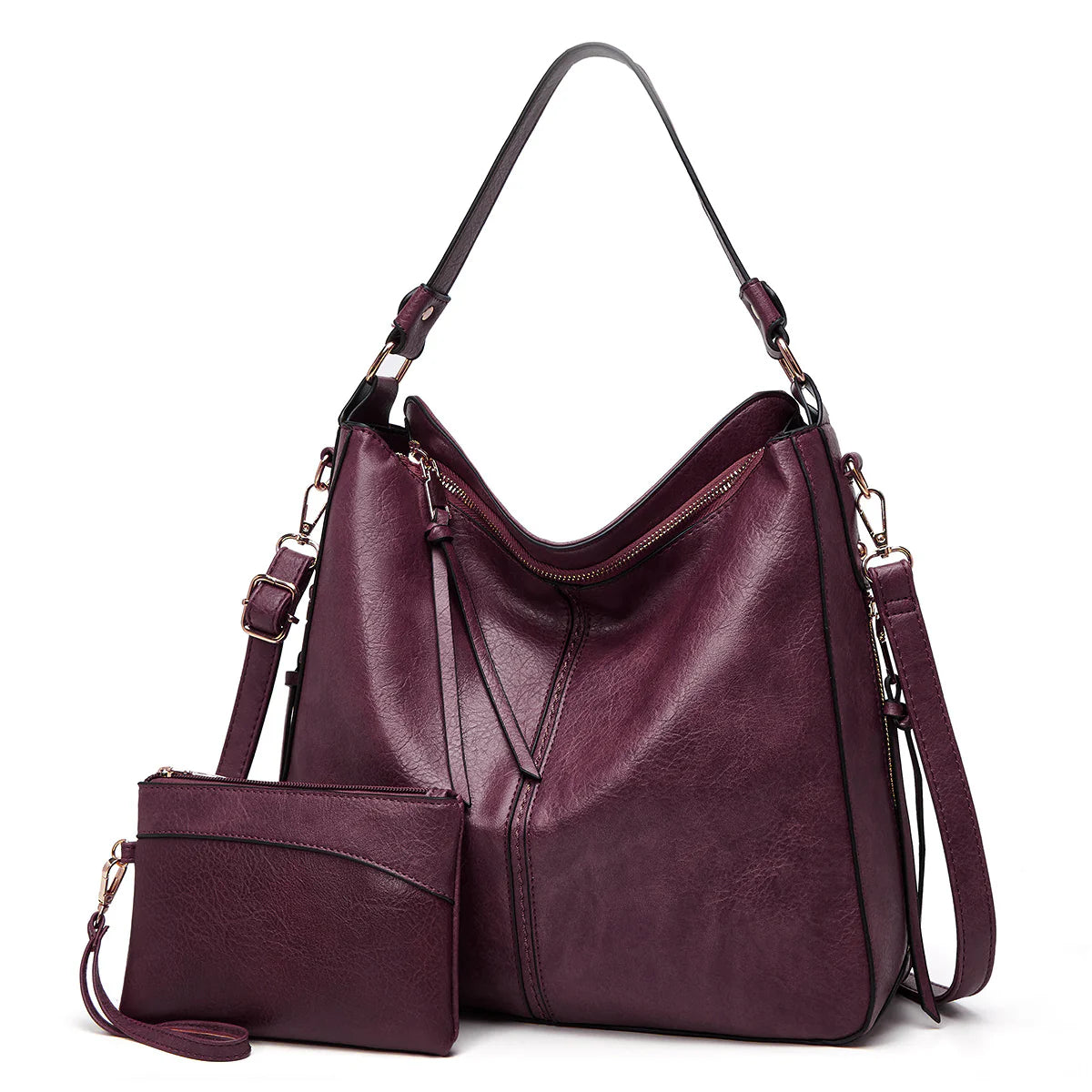 Luxury Hobo Anti-Theft Handbag + FREE Pouch Wallet