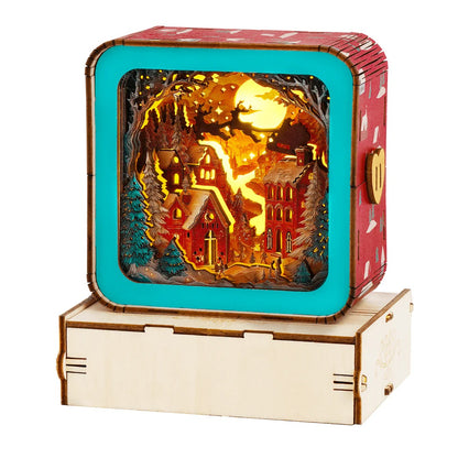 Wonderful Christmas Eve Kit - 3D Wooden Puzzle Night Light