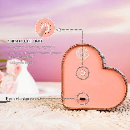 Lover in the Stars Kit - 3D Wooden Puzzle Night Light