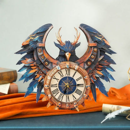 Thunderbird – DIY Wooden Clock, 3D Puzzle Craft Kit