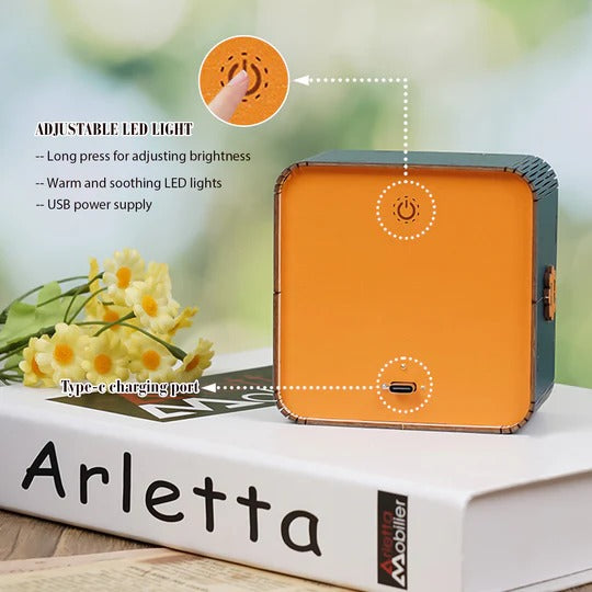 Library Dragon Kit - 3D Wooden Puzzle Night Light