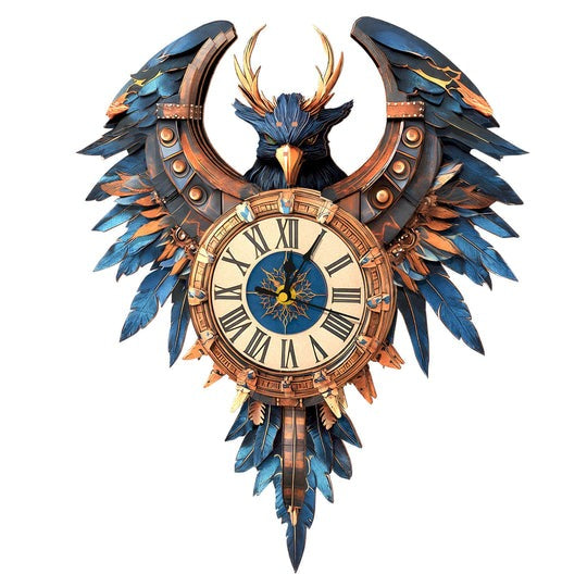 Thunderbird – DIY Wooden Clock, 3D Puzzle Craft Kit