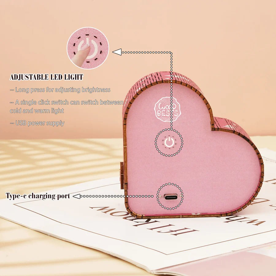 Dreamy Mine Cave Kit - 3D Wooden Puzzle Night Light