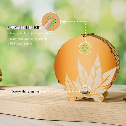 Squirrel's Reading Kit - 3D Wooden Puzzle Night Light