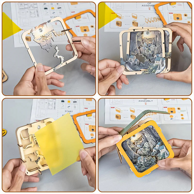 Valley Village Kit - 3D Wooden Puzzle Night Light