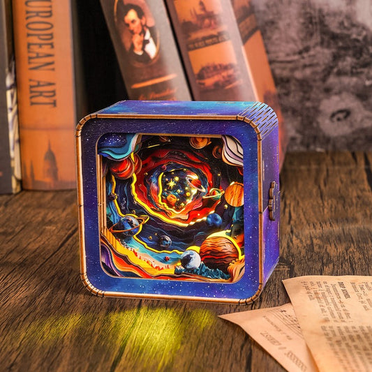 Cosmic Odyssey Kit - 3D Wooden Puzzle Night Light