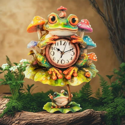 Frog – DIY Wooden Clock, 3D Puzzle Craft Kit