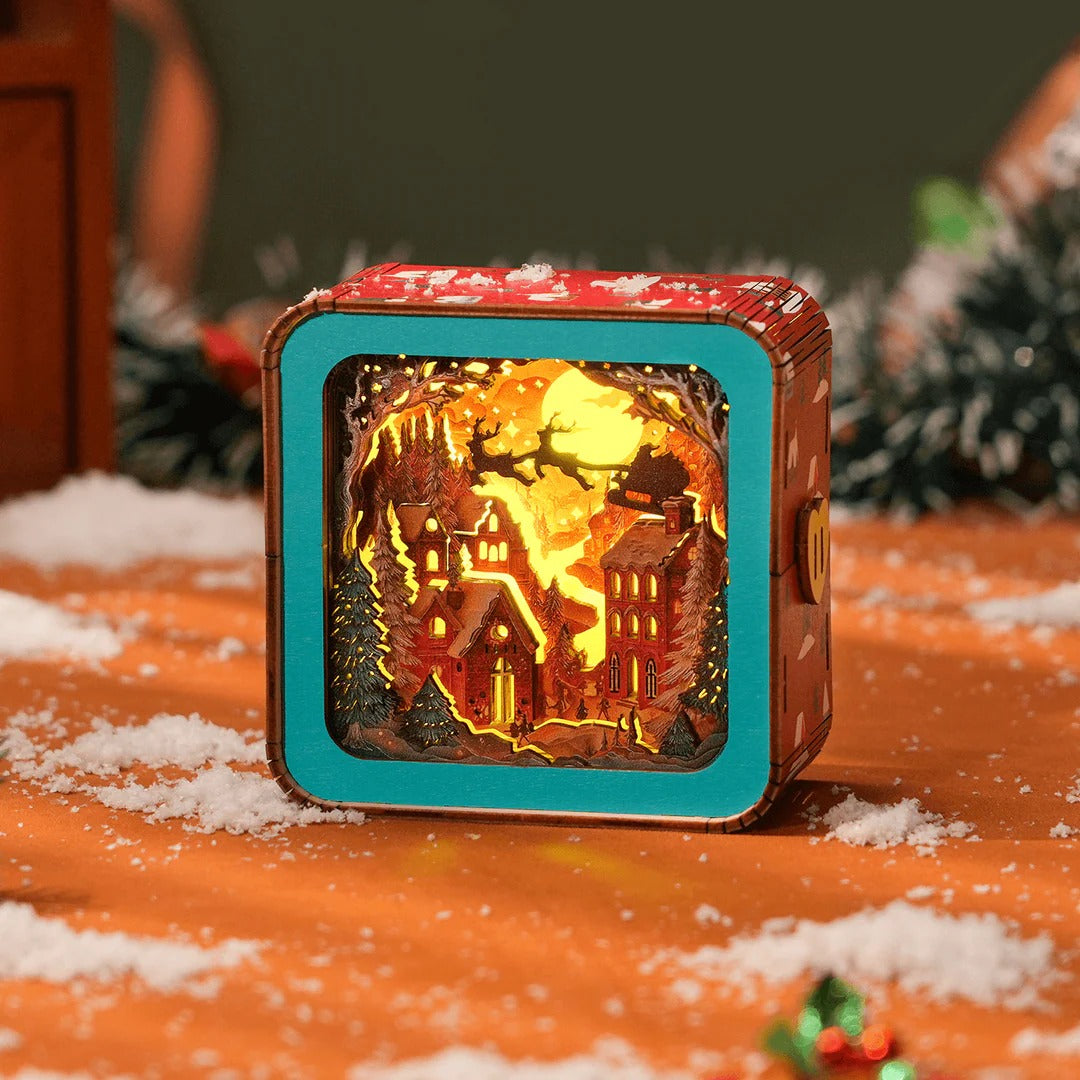 Wonderful Christmas Eve Kit - 3D Wooden Puzzle Night Light