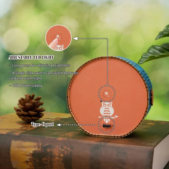Forest Fantasy Owl Kit - 3D Wooden Puzzle Night Light