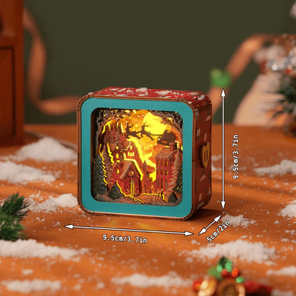 Wonderful Christmas Eve Kit - 3D Wooden Puzzle Night Light