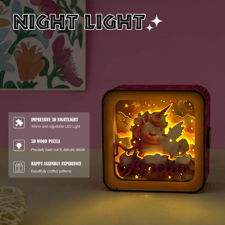 My Little Pony Kit - Personalized 3D Wooden Puzzle Night Light