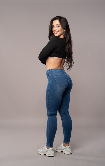 Contour Mid Waisted - Sapphire Blue