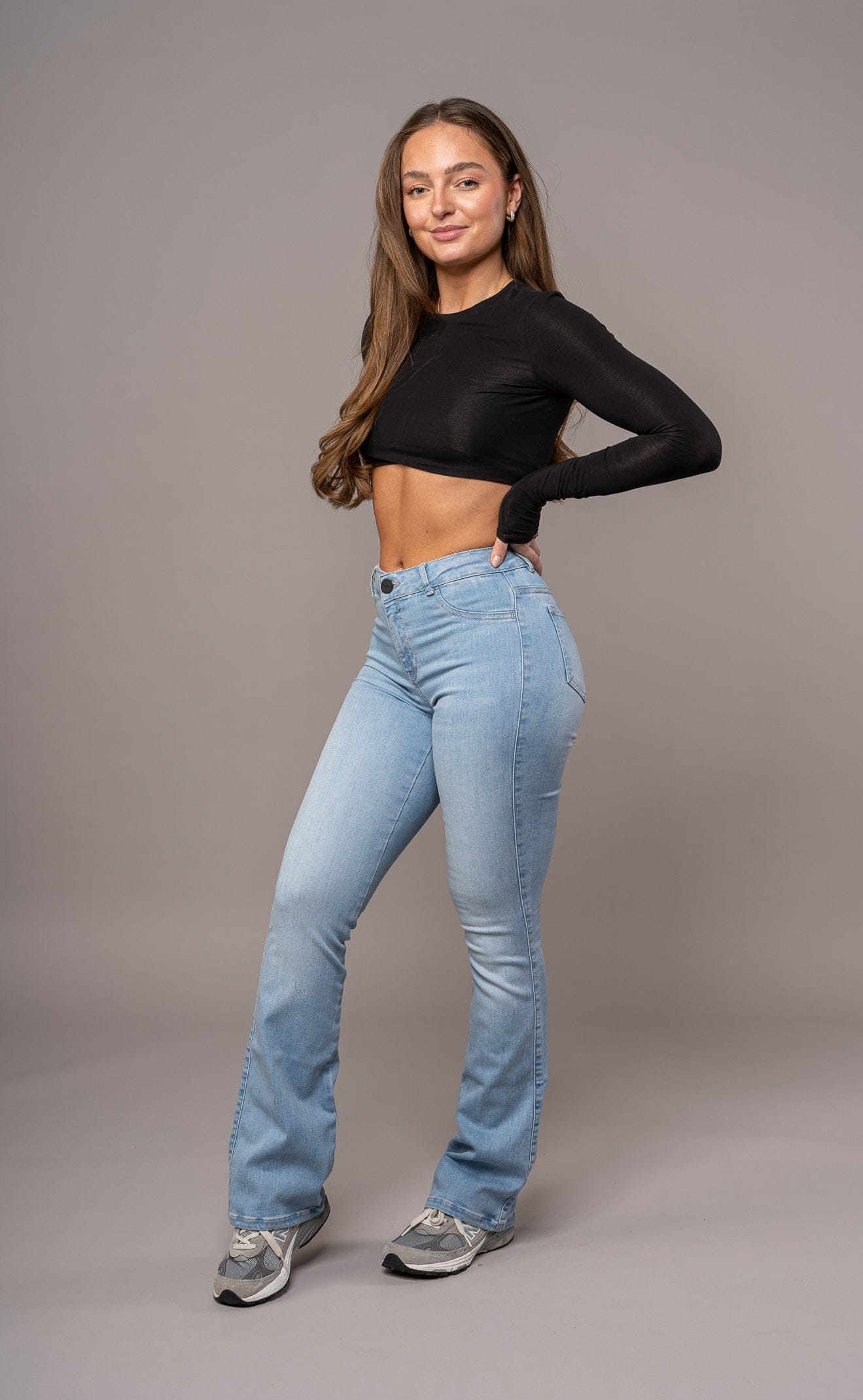 Flared Mid - Arctic Light Blue